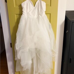 Lulu's White High Low Dress